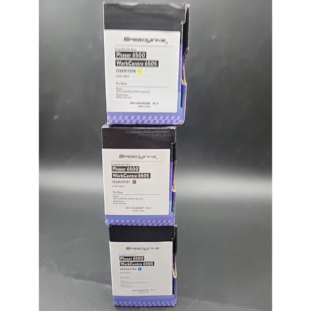 Speedyinks Toner Cartridge For Xerox Phaser 6500 WorkCentre 6505 Bk/C/Y/M